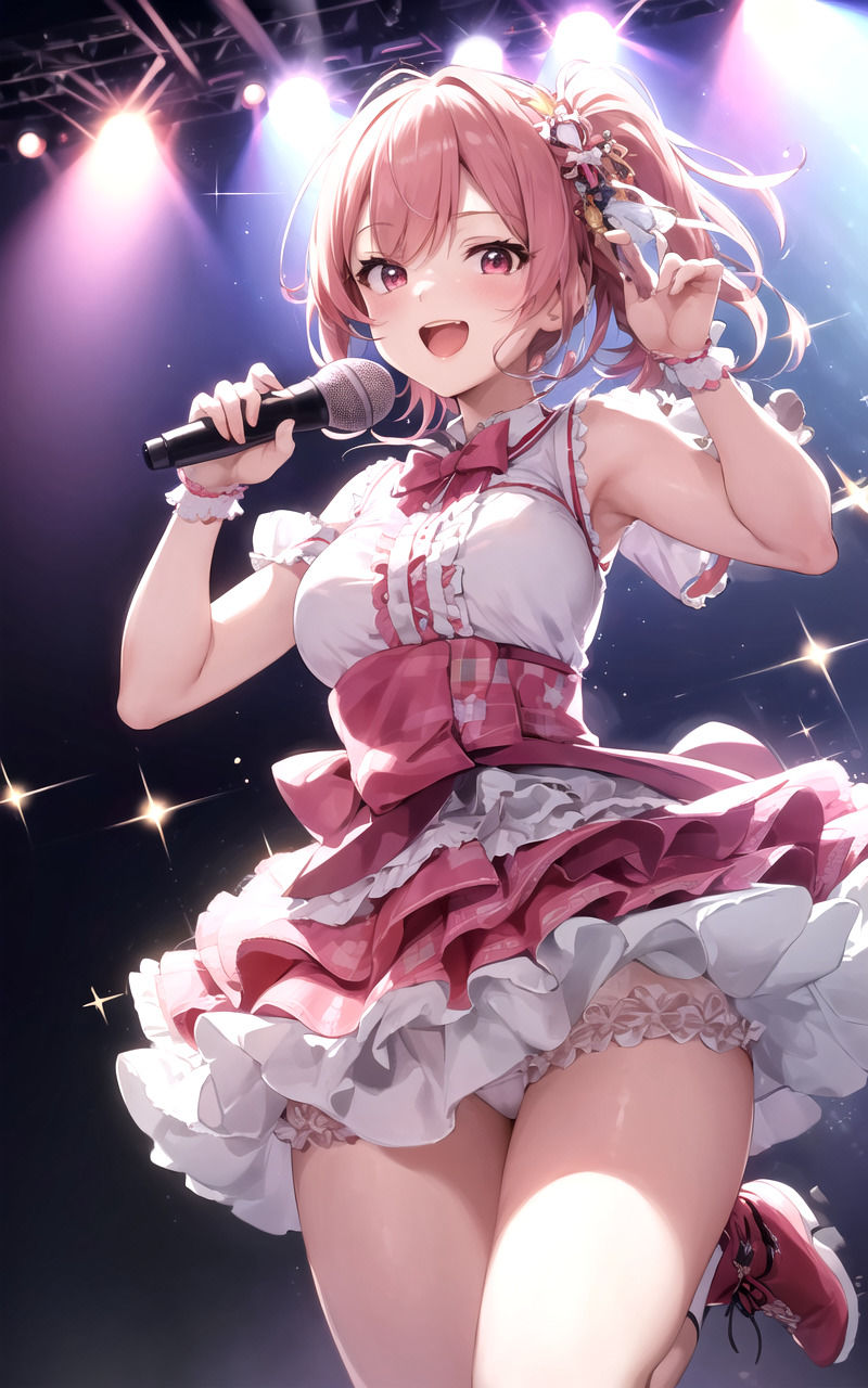 パニエを履き忘れたアイドル_6