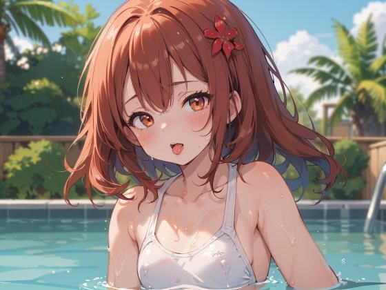 サンプル画像3:超絶可愛いロリの水着姿が最高すぎる(日頃の癒し) [d_667604]