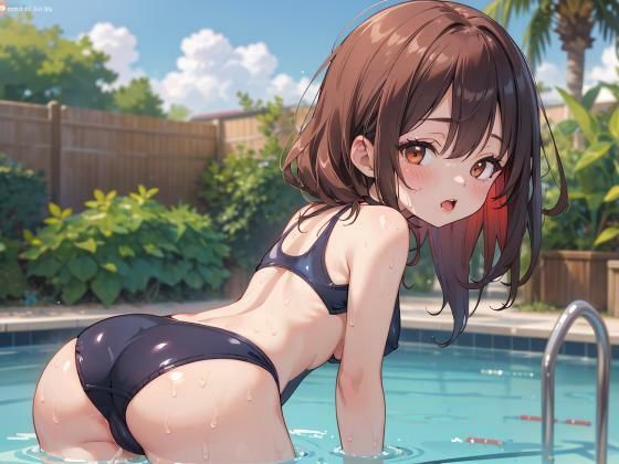 超絶可愛いロリの水着姿が最高すぎる 画像9