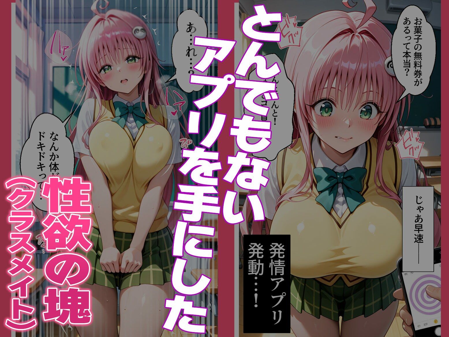 サンプル画像1:〜チートすぎる発情アプリ〜効果絶大絶頂教室 特殊プレイ ラ〇編 Vol.3(エロテロ本舗) [d_667667]