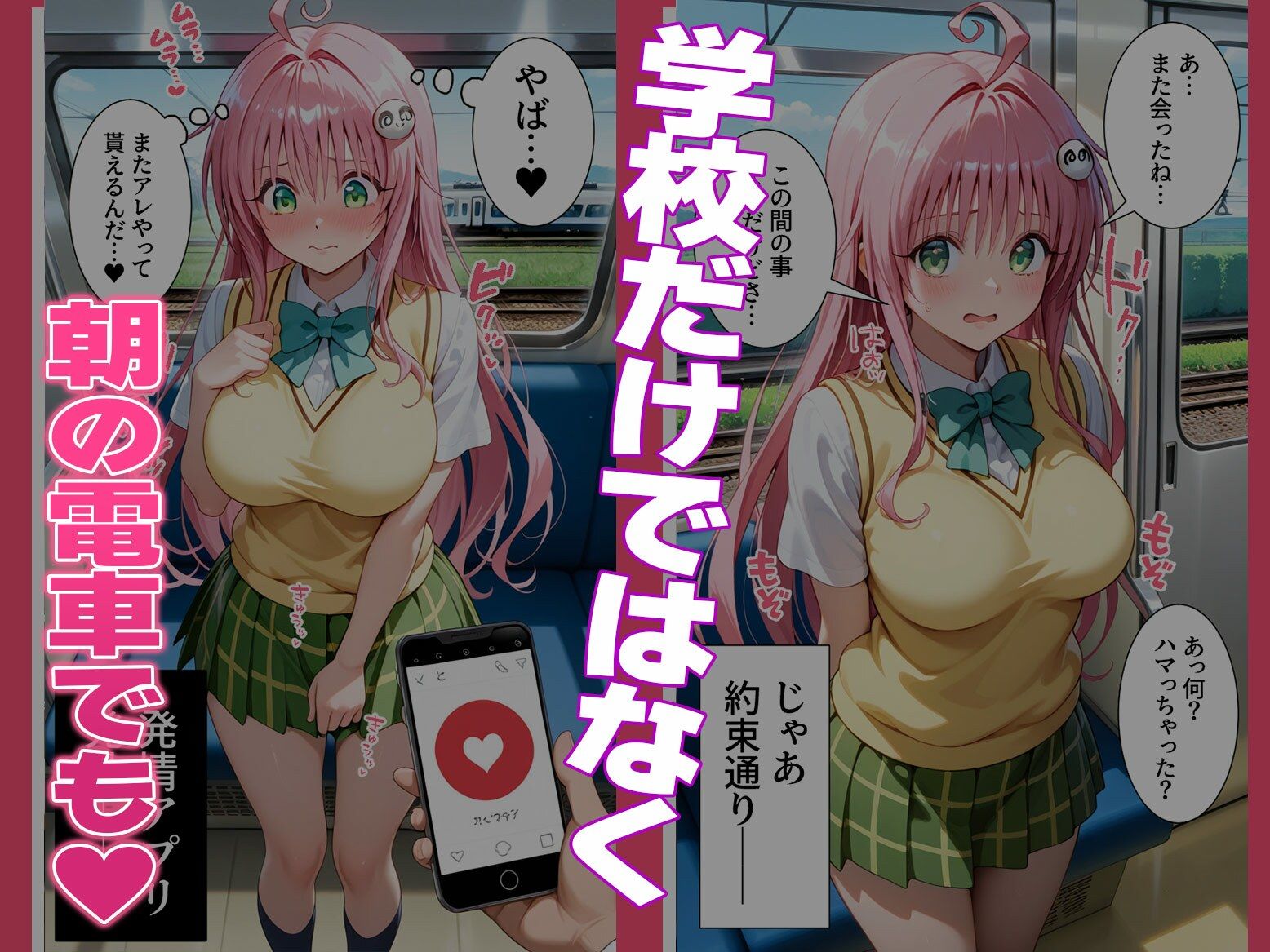 サンプル画像5:〜チートすぎる発情アプリ〜効果絶大絶頂教室 特殊プレイ ラ〇編 Vol.3(エロテロ本舗) [d_667667]