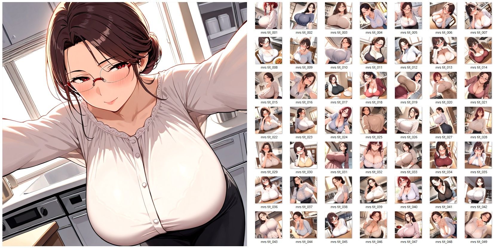 サンプル画像1:思いのほか純情だった奥さんとむちゃくちゃえっちなことするCG集(YOG) [d_667673]