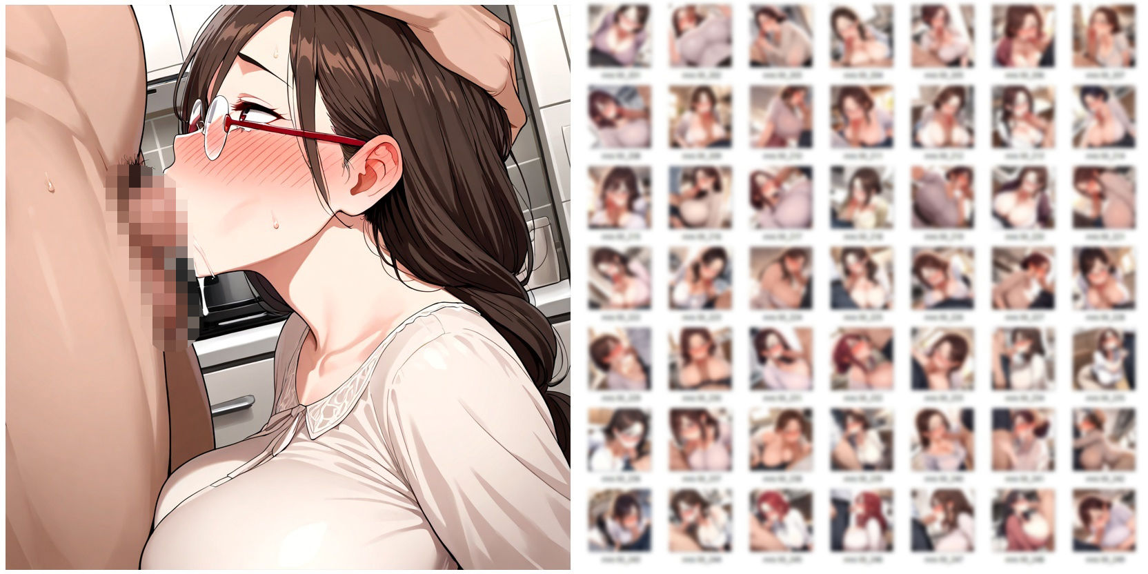 サンプル画像5:思いのほか純情だった奥さんとむちゃくちゃえっちなことするCG集(YOG) [d_667673]