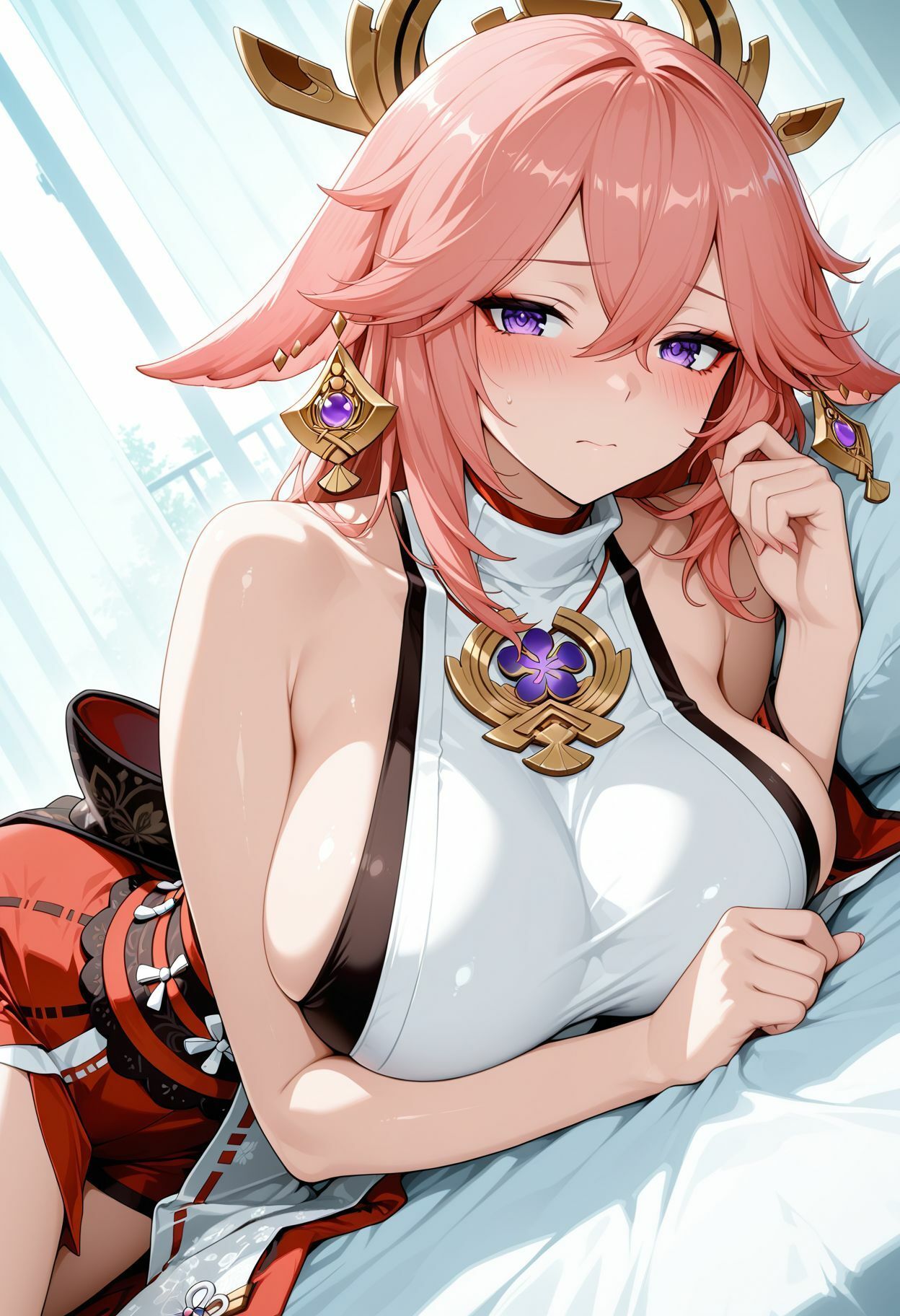 サンプル画像2:種付けおじさんがヒロインを孕ませる話【八重神子】(ヒロインを孕むまで●す種付けおじさん) [d_667691]