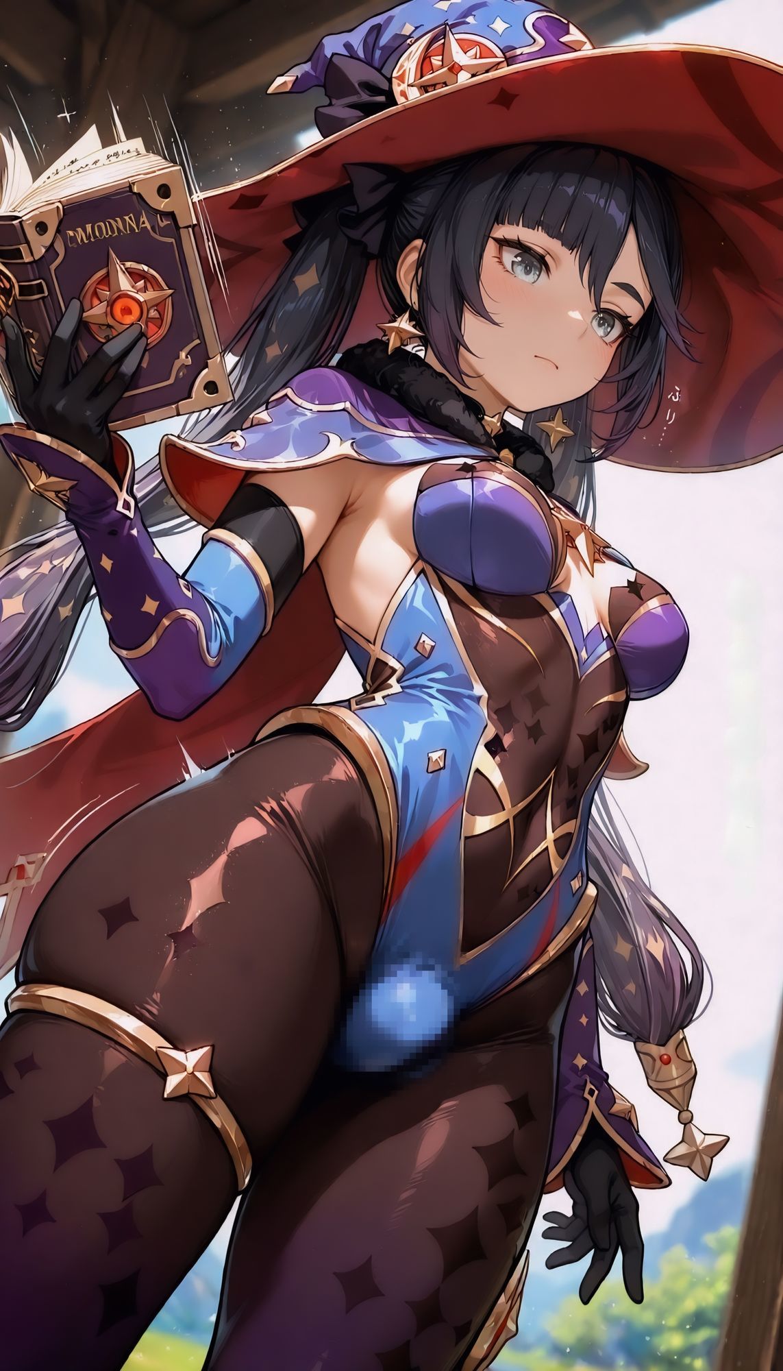 サンプル画像1:ついてるあの娘 Mo(竿村の村民) [d_667714]