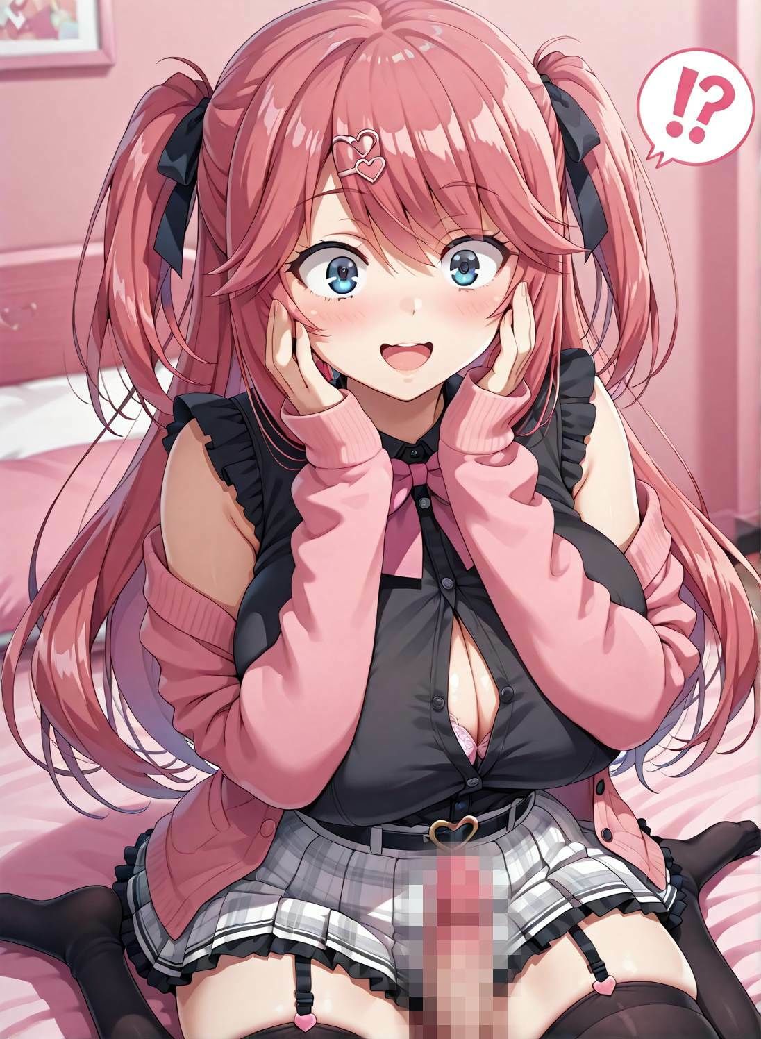 サンプル画像2:地雷系佐倉◯里（◯ちゃんモード）  ラブラブあまあまアヘ顔えっちCG集(シンプルえーあい) [d_667772]