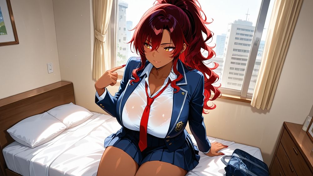 サンプル画像2:褐色爆乳ギャルが童貞オタクを逆ナンパ連れ込み筆おろし【4K】(ギャル△) [d_667858]