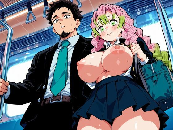 サンプル画像1:鬼滅学園のヒロインお貸しします。（甘露寺蜜璃編）(私立ぱこるだけ学園) [d_667876]