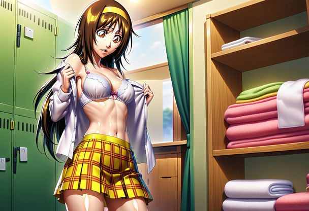 サンプル画像1:もし高〇自転車競技部の女子マネージャーがエロ画像集をだしてくれたら(slender) [d_667933]