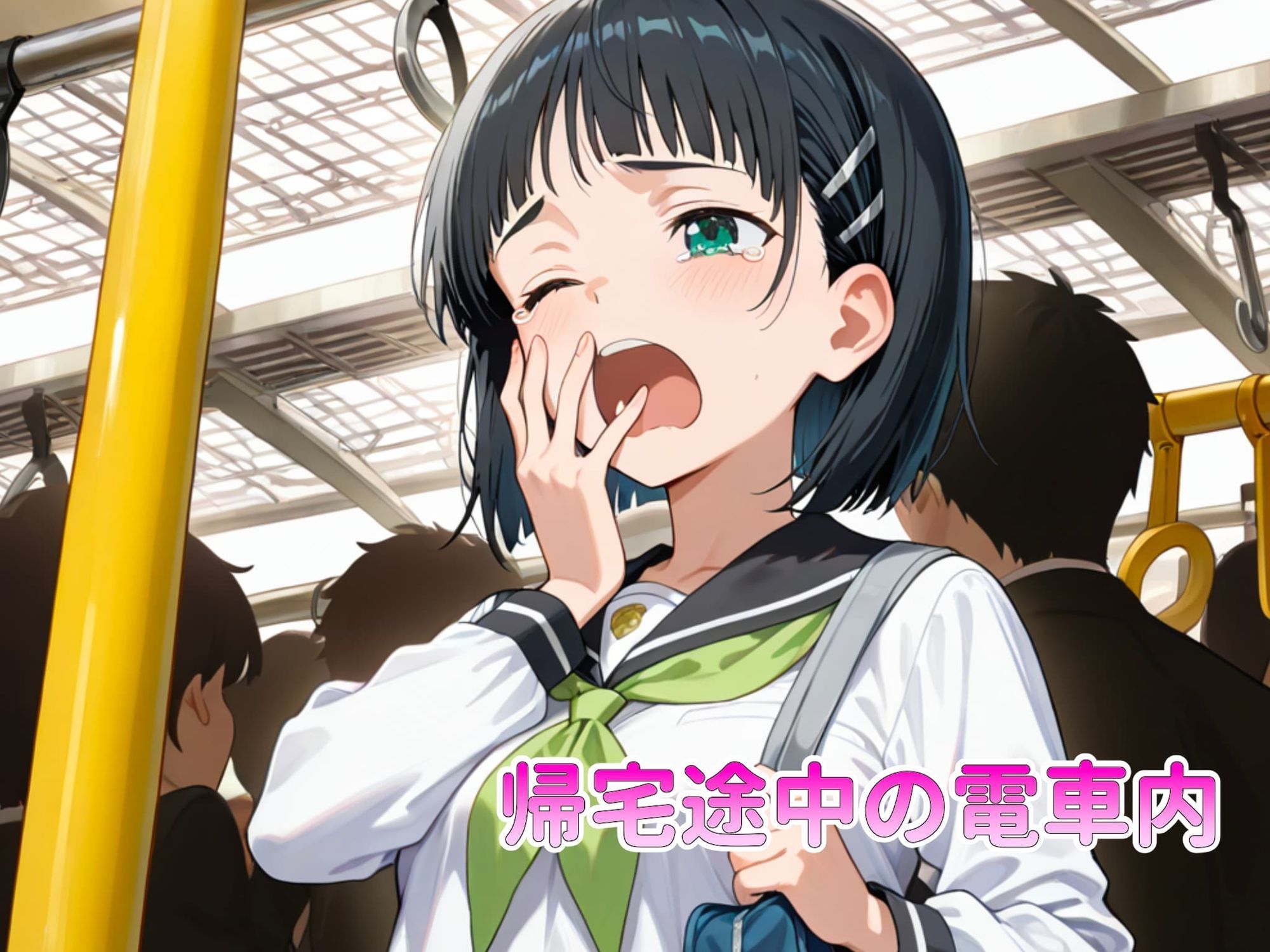 サンプル画像2:恐怖と快楽の電車内〜痴○で目覚めたワタシのカラダ〜直葉編(潮吹きラビリンス) [d_667944]