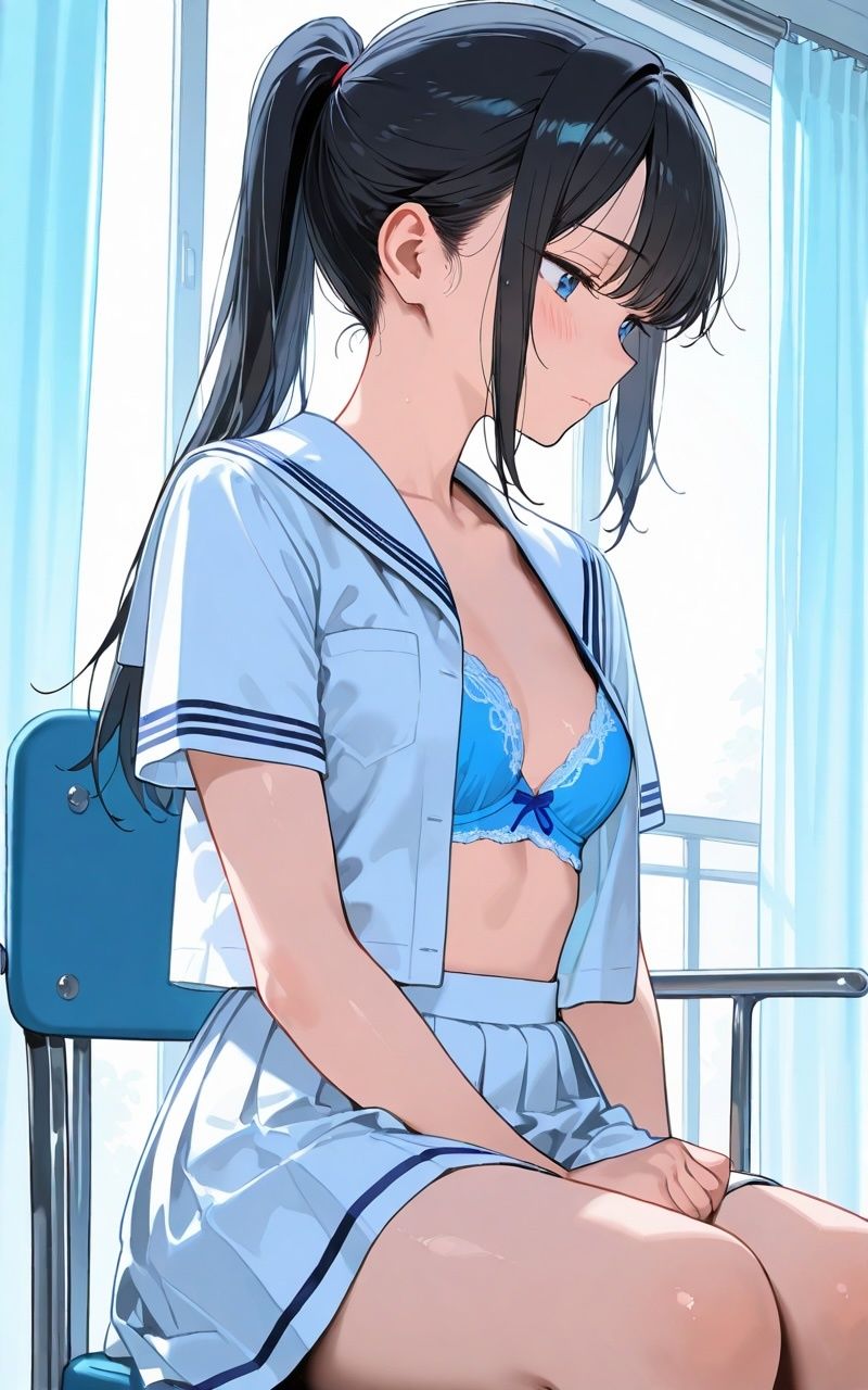 女子校生のセクハラ健康診断 画像1
