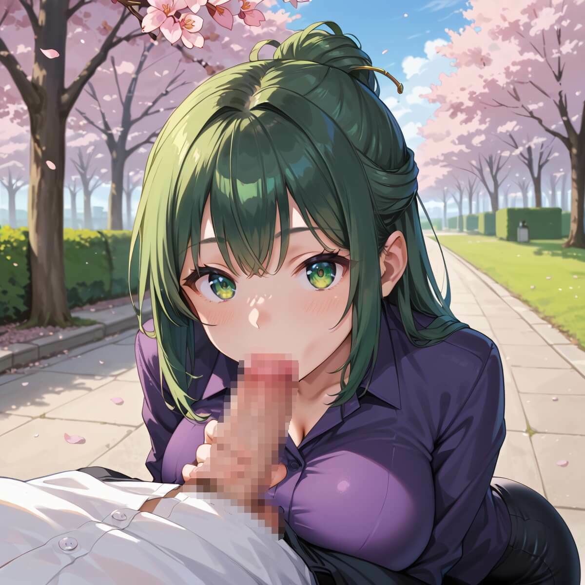 サンプル画像5:桜咲く新人ОLのエッチな入社式！〜こんな研修聞いてません！！〜6【厳選CG150枚収録】(天堂工房) [d_668049]