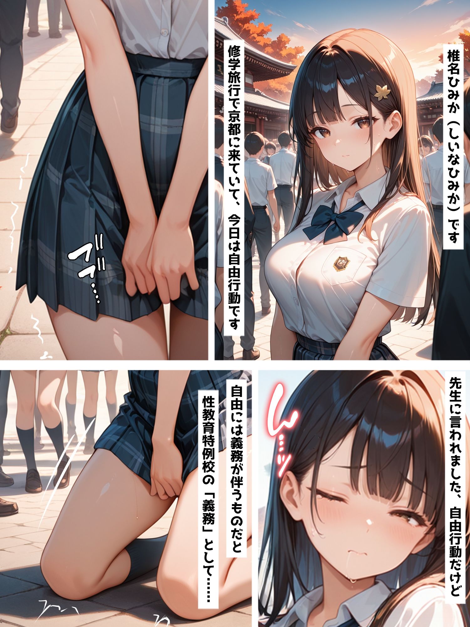 性教育学園X やりまくり！修学旅行編 vol.44【セリフ入有】 画像1