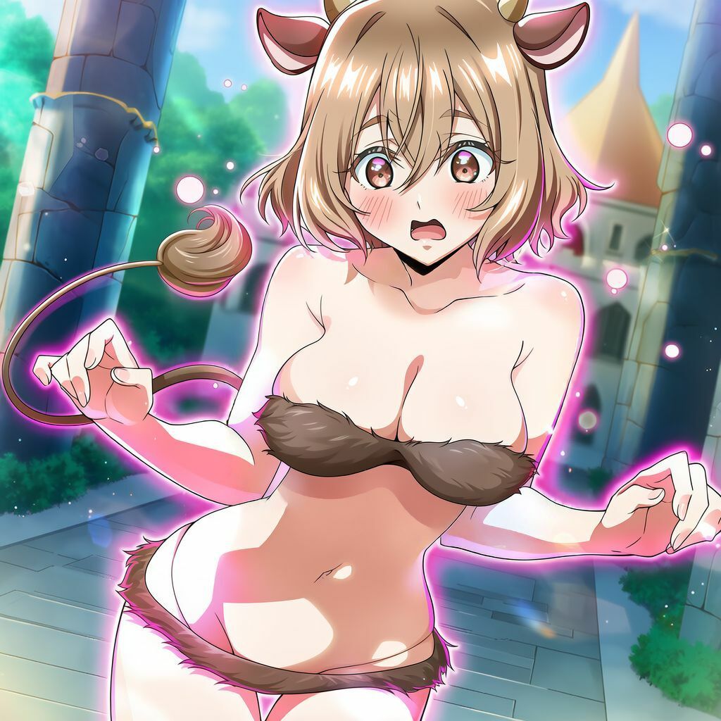 サンプル画像3:頭を撫でるとどんどん成長するミノタウロスに懐かれる_出会い編(hwd) [d_668130]