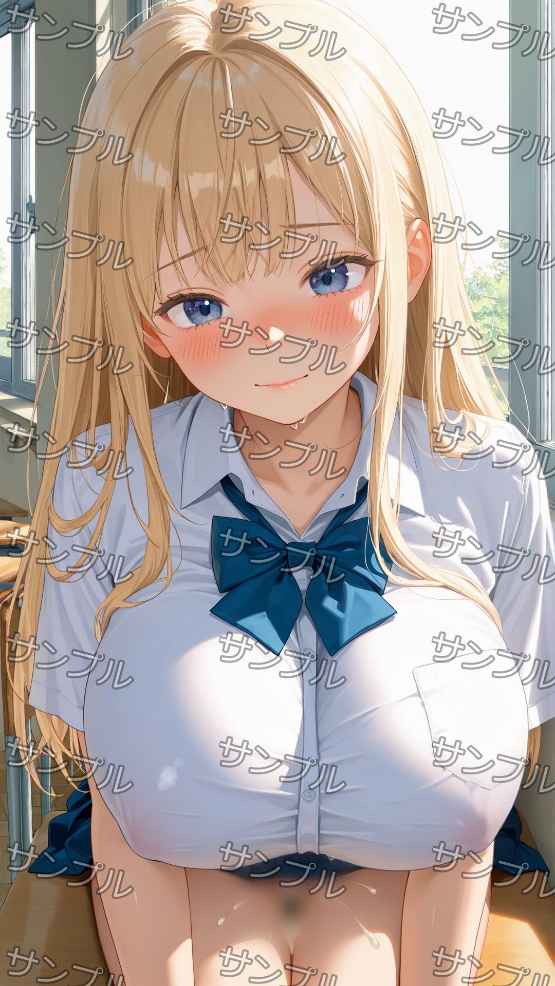 制服金髪美女40枚セット 画像2