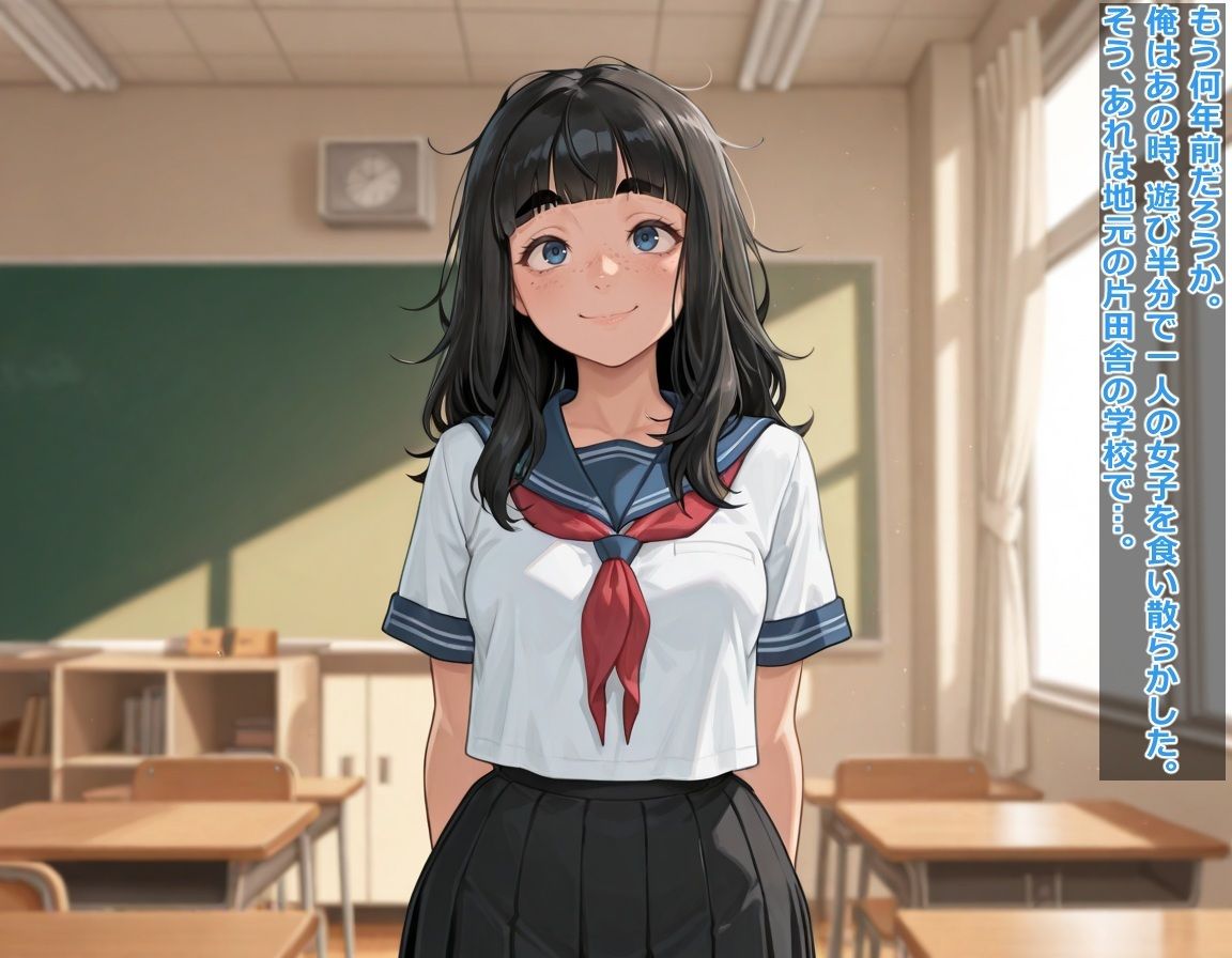 サンプル画像1:クラスの地味子を弄んだら人生終了ビッチになった（笑  中絶しまくりゲキ臭グロマ●コ(BLUEMOON NOVEL) [d_668347]