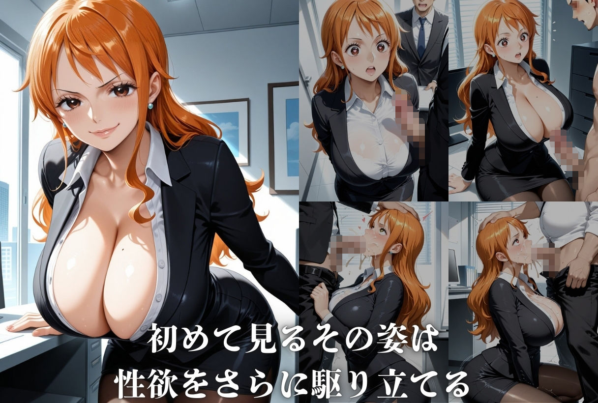 サンプル画像2:職業体験させてたらムラムラいちゃいました-O●E PIECE ナ●＆ロ●ン-(バギナch) [d_668448]