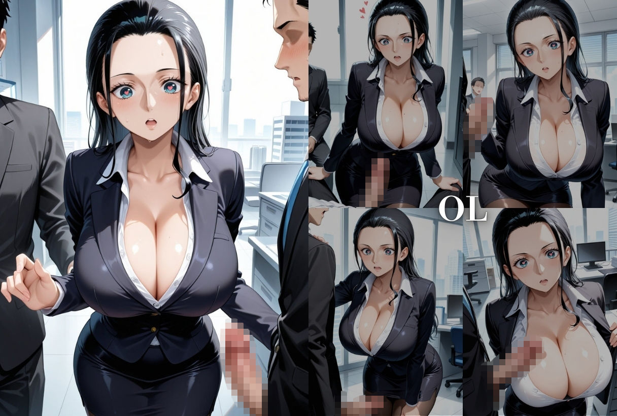 サンプル画像3:職業体験させてたらムラムラいちゃいました-O●E PIECE ナ●＆ロ●ン-(バギナch) [d_668448]