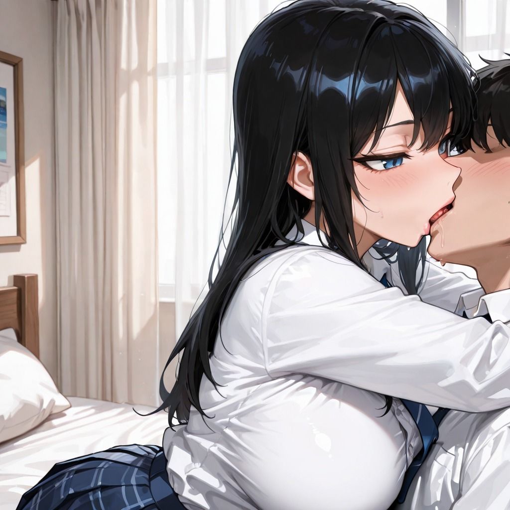 サンプル画像1:幼馴染の巨乳の友人とハメ撮りSEX(むっつりスケベ) [d_668467]