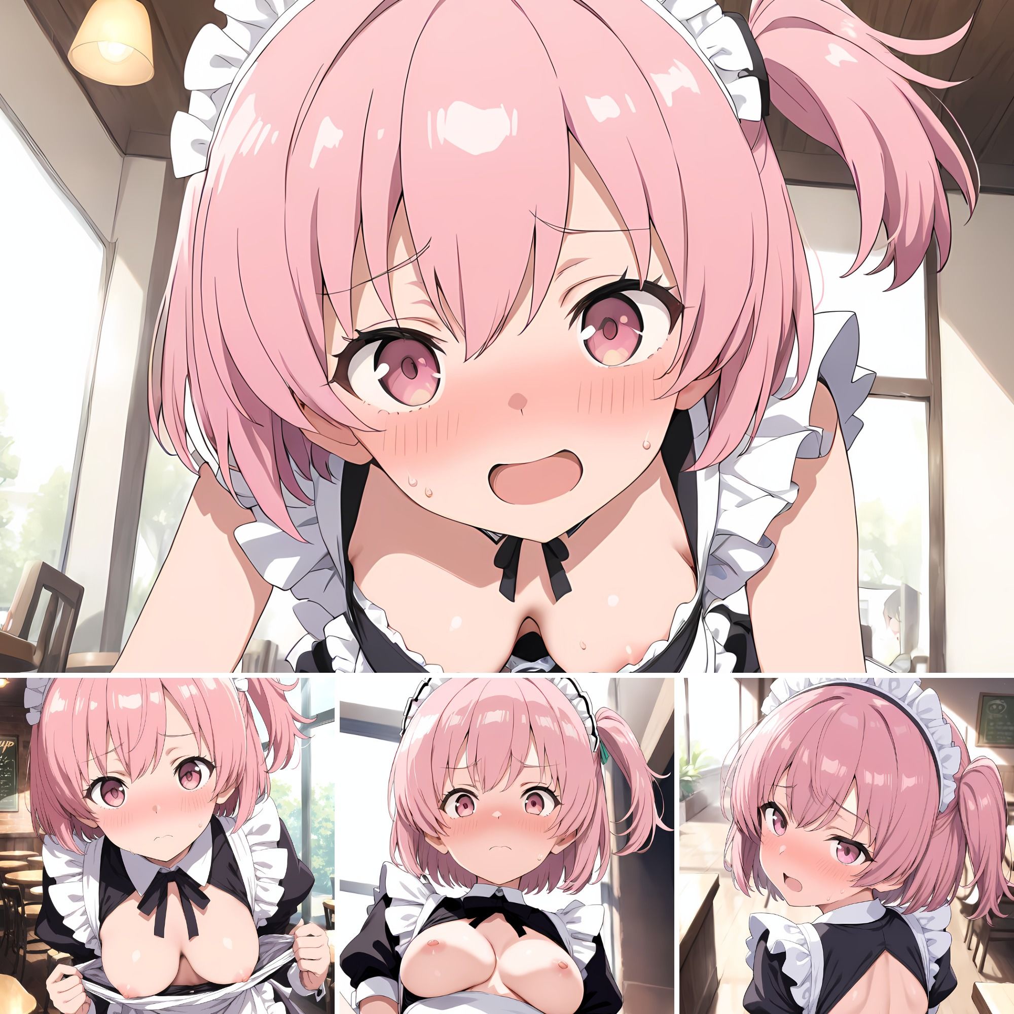 サンプル画像1:メイドさんのご奉仕CG集Vol.01(そーしAI研究所) [d_668471]