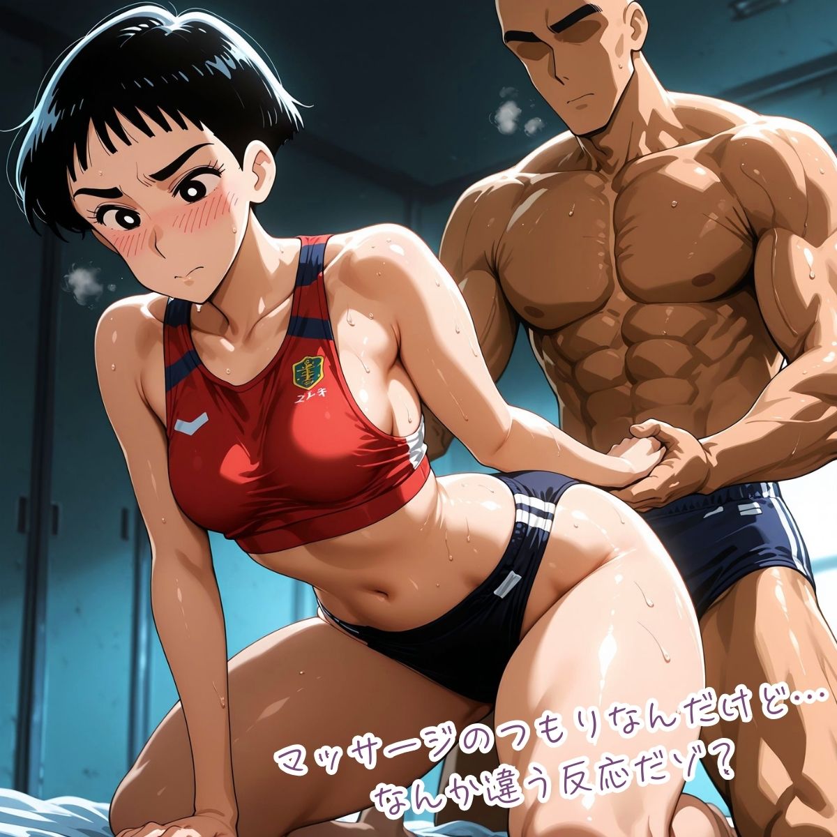 足がはやい陸上おねいさんだゾ 〜陸上ひとスジきつきつま◯こを高速ピストンが駆け抜ける〜 画像2