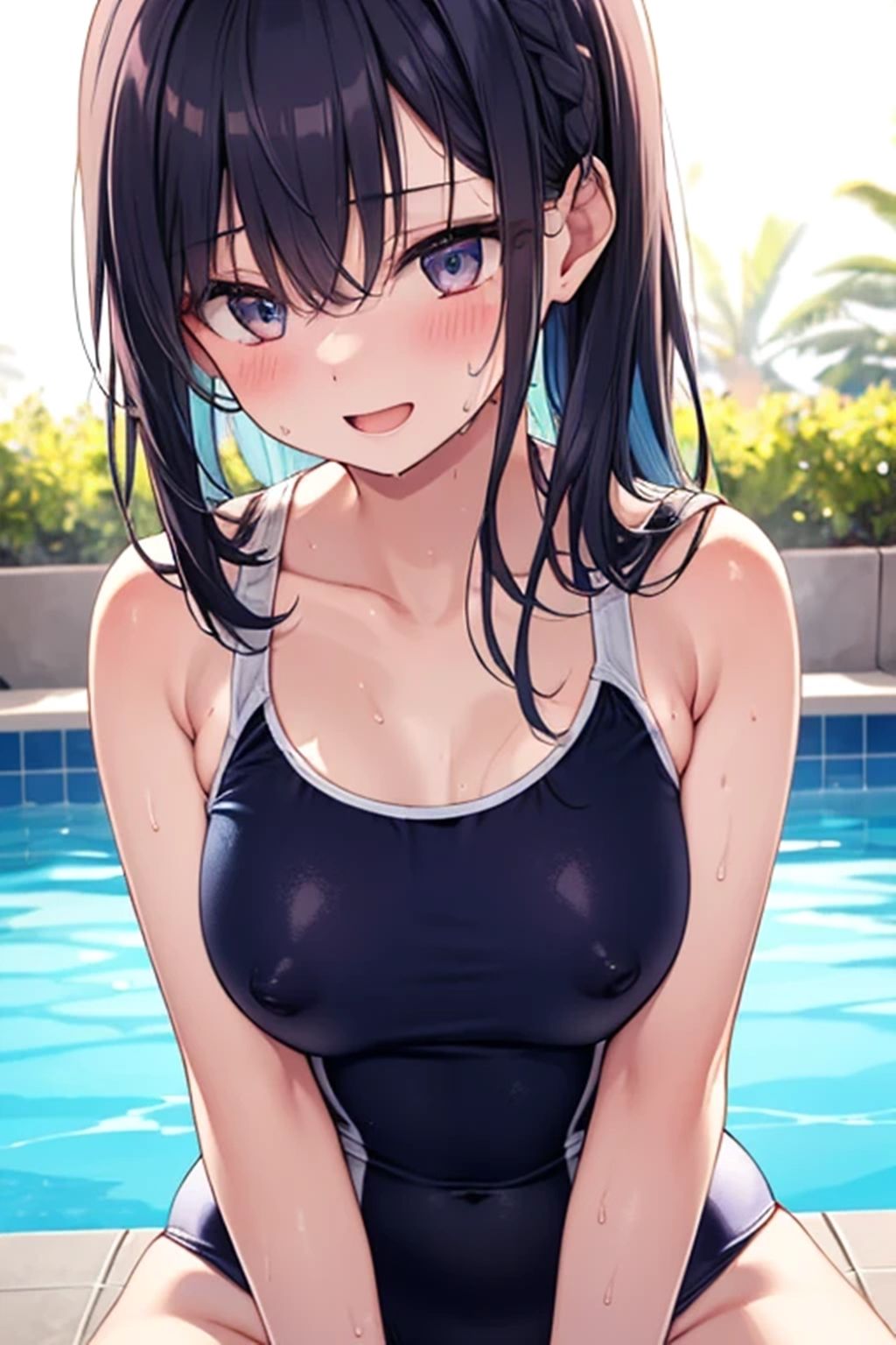 サンプル画像2:水着の生地が薄くて困るんですが(くまとねこ屋) [d_668580]