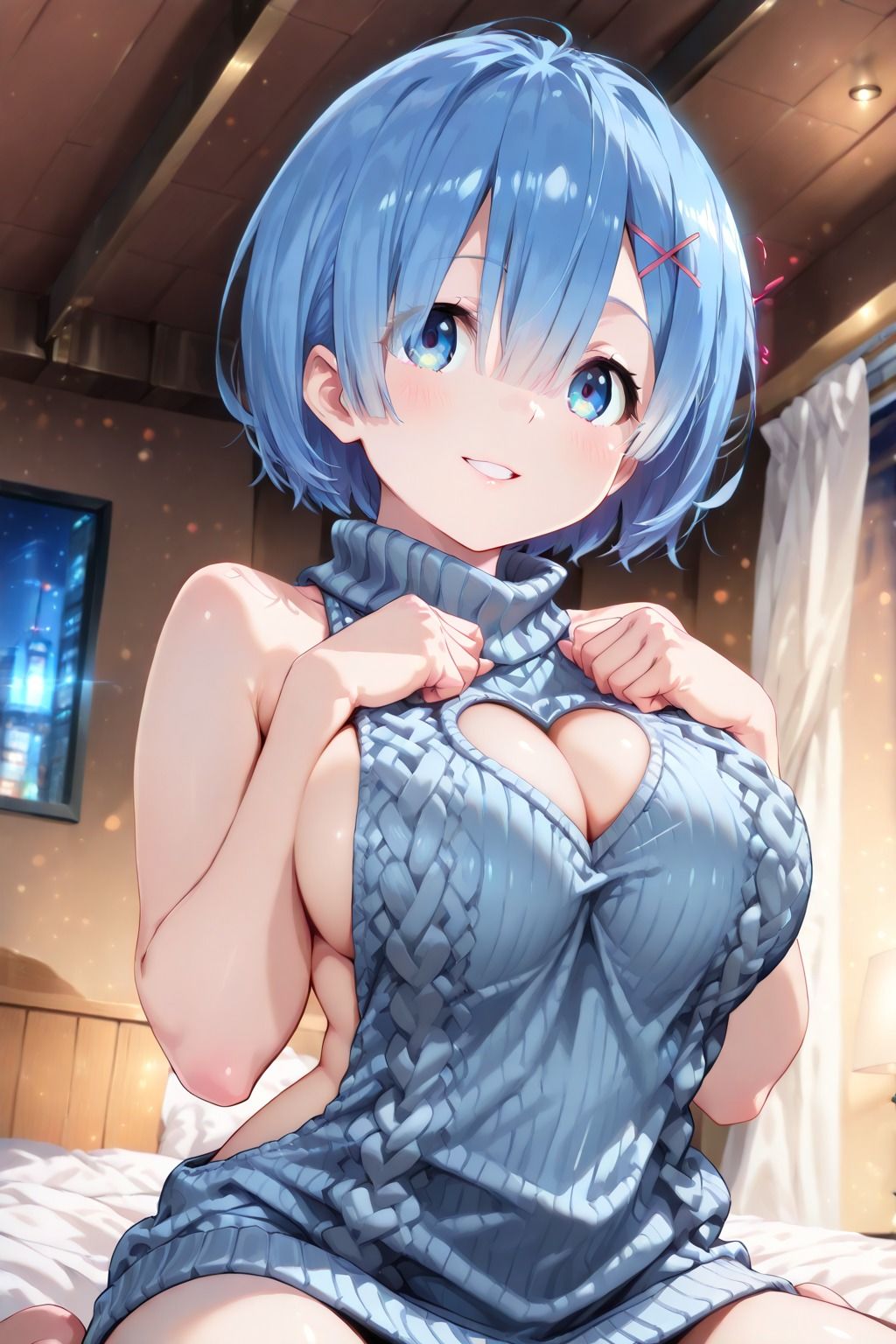 サンプル画像1:童貞を〇すセーターで悩殺しちゃうぞ〜イラスト集〜(こうかふぇ) [d_668594]