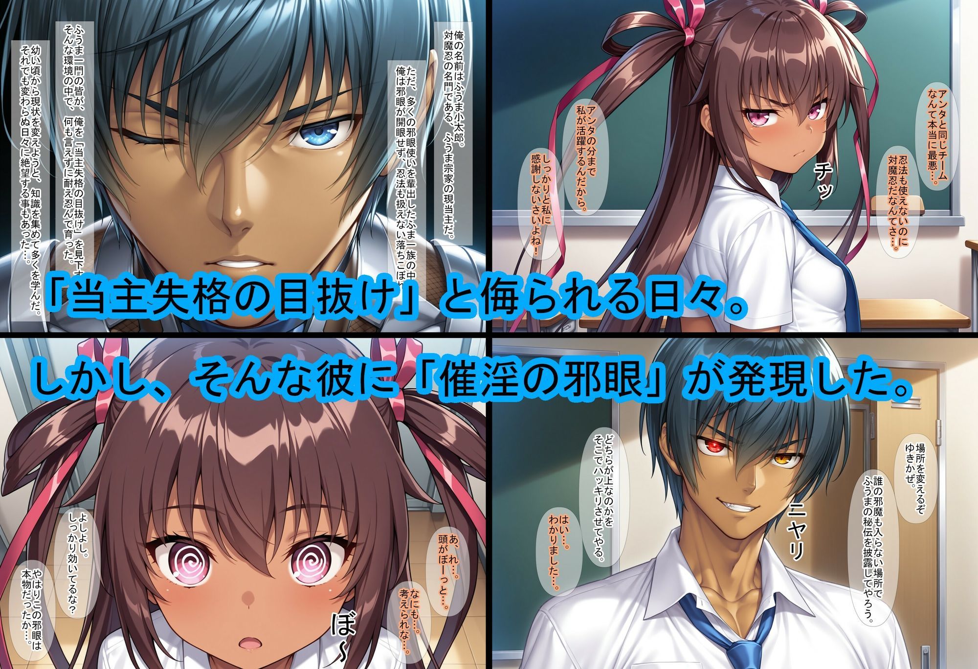 【退〇忍】催淫の邪眼に目覚めてハーレムエンド 画像1