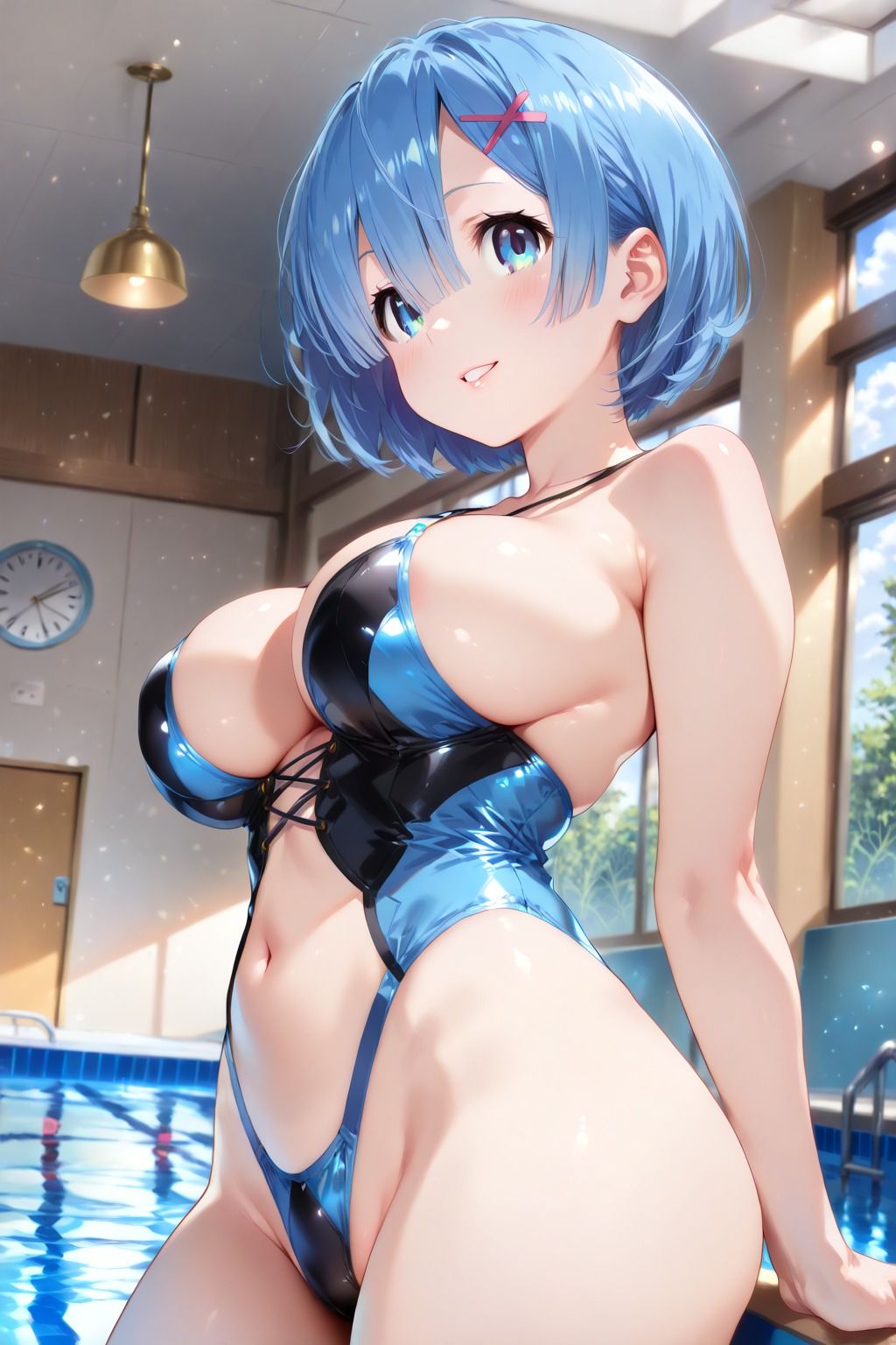 サンプル画像1:ムチムチ水着で抜いて〜イラスト集〜(こうかふぇ) [d_668631]