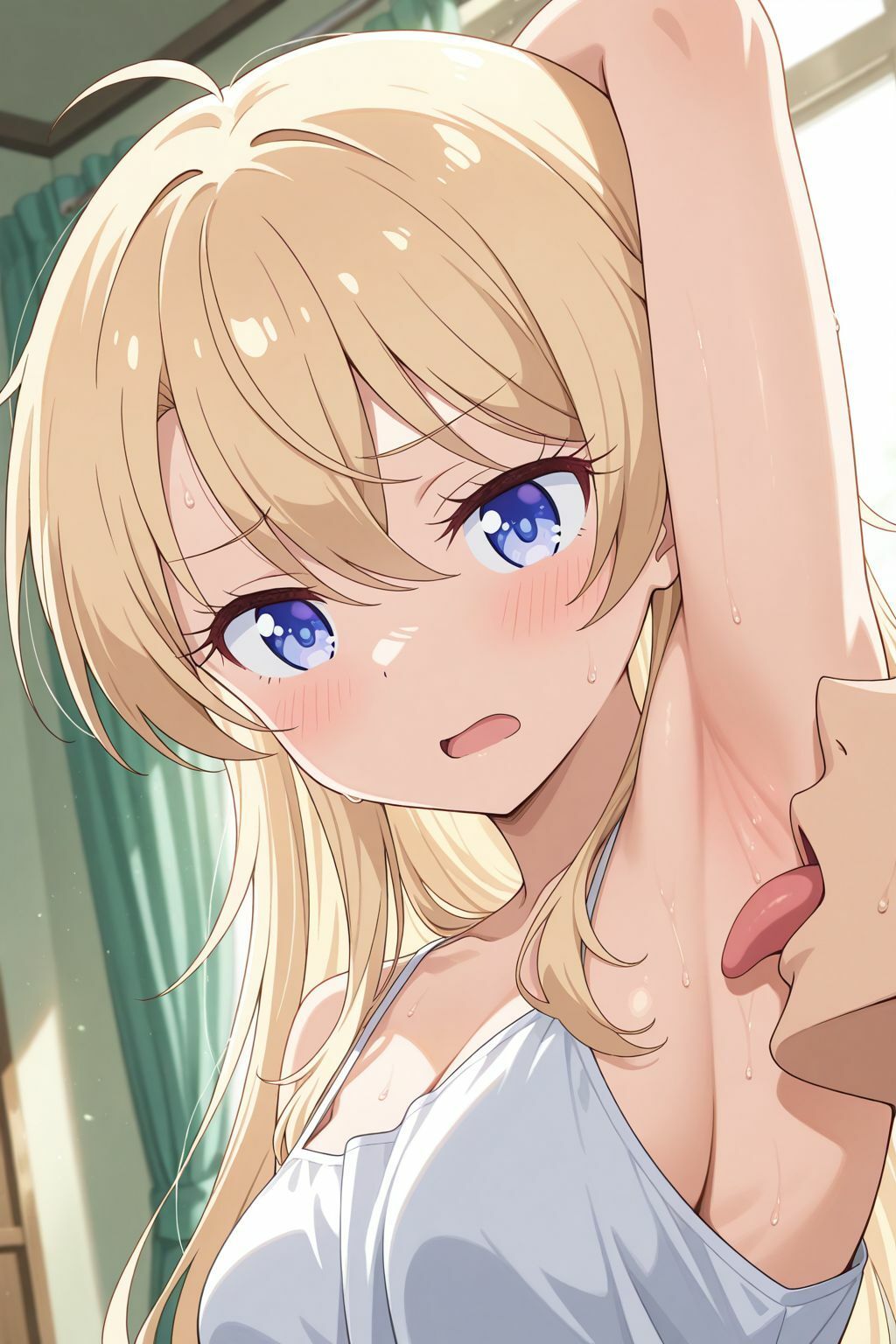 『NEW ●AME！』に登場するキャラ達による 腋＆アナル特化のCG作品です。 サンプル画像 10