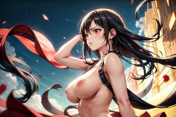 d_668833｜ティファさんの肉体美【ラブリーパンチ（パロディ）】
