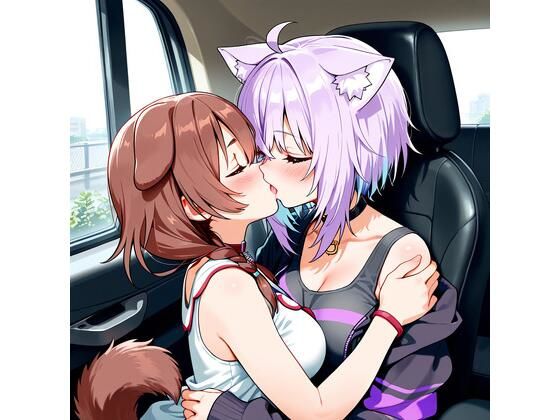 d_668939｜【R-18】猫又おかゆ×戌神ころね 61枚【ErosLily】