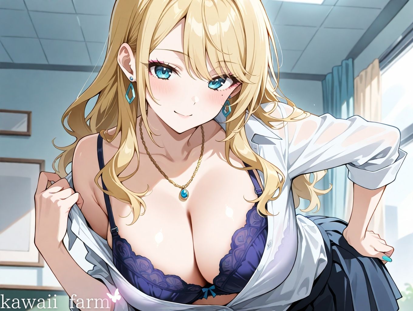 サンプル画像1:性欲まみれ 巨乳白ギャル ver.(かわいいファーム) [d_668988]