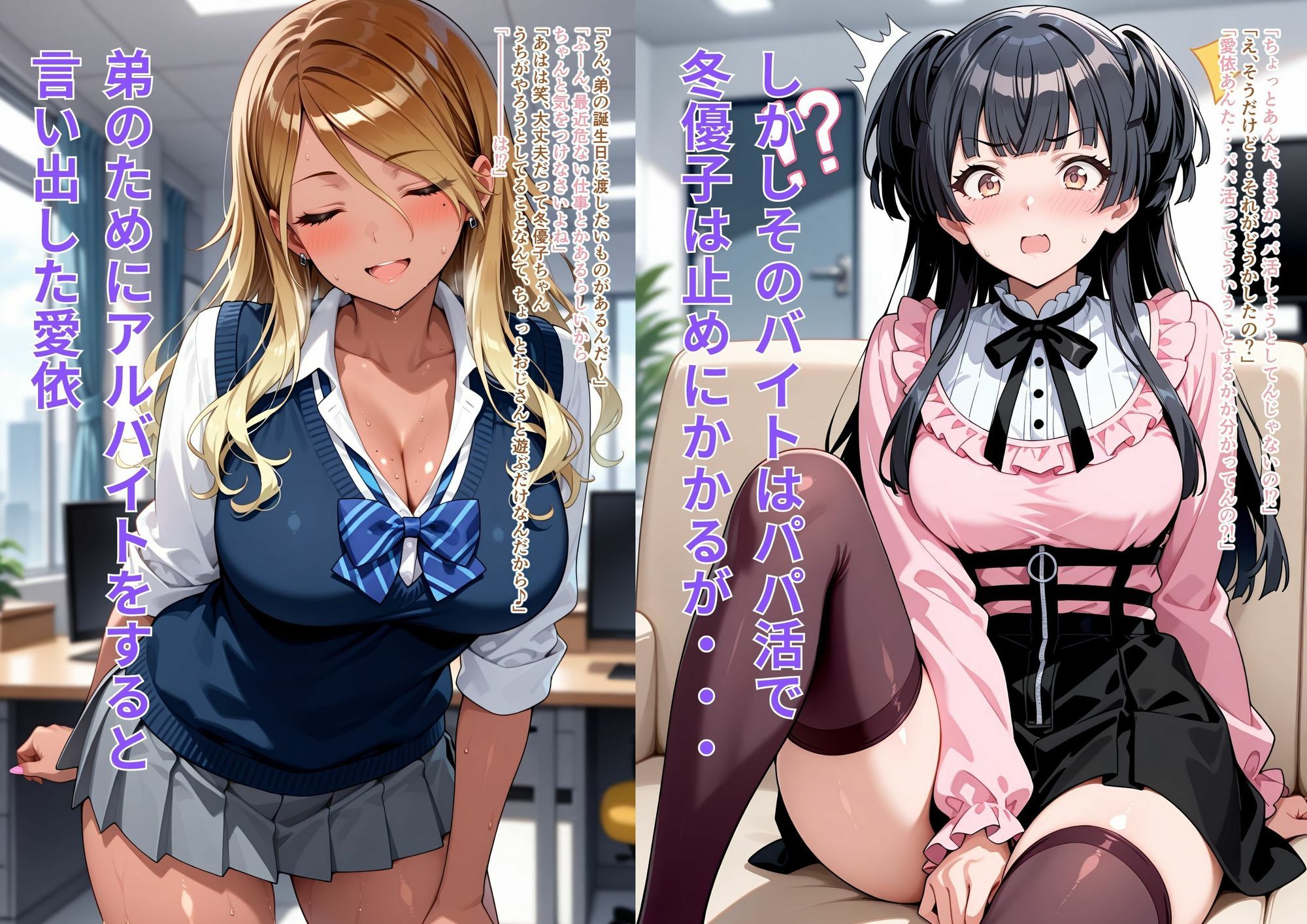 クールなギャルの本性 スキピとパパ活しちゃうガチビッチギャル 画像1