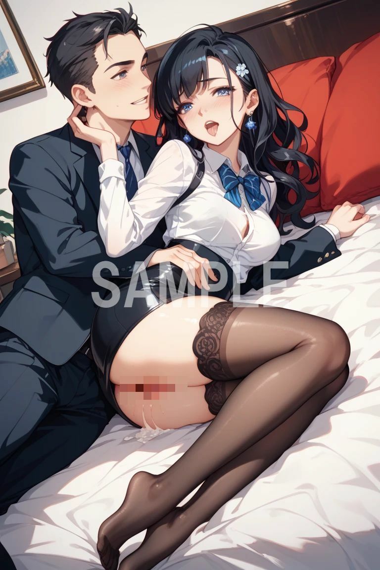 サンプル画像2:人妻保険外交員の裏契約 〜顧客はカラダで繋がる〜(愛だろAi) [d_669058]