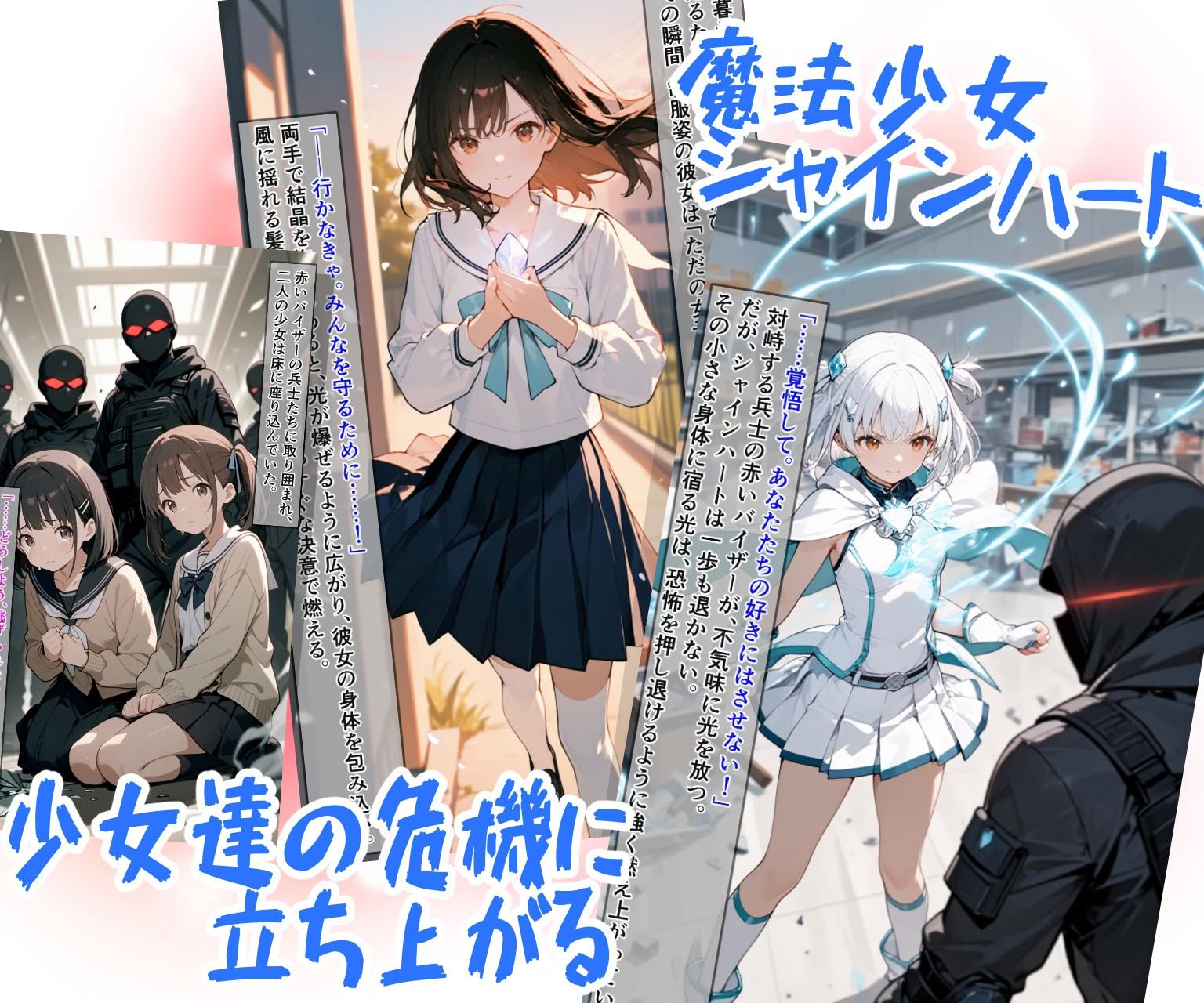 サンプル画像1:魔法少女シャインハート 完全敗北 -悪ノ組織ニ拉致サレル少女達-(えすおー) [d_669069]