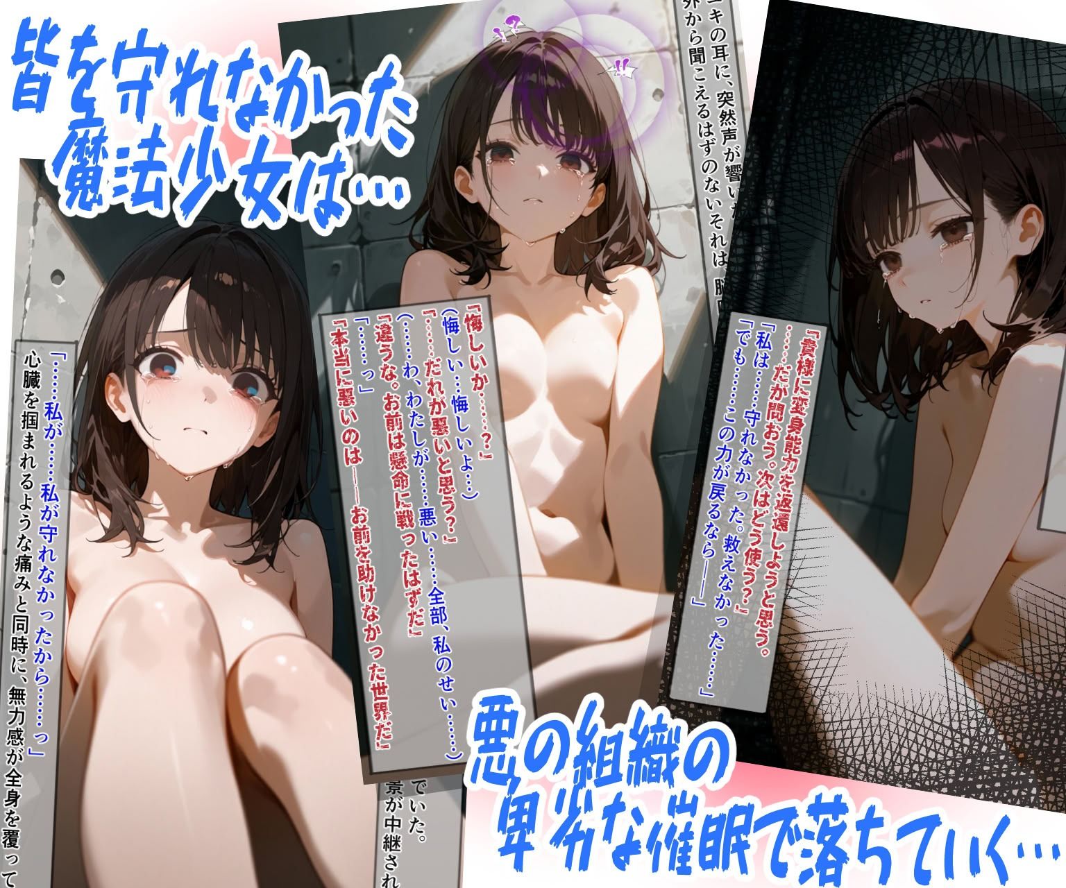 サンプル画像6:魔法少女シャインハート 完全敗北 -悪ノ組織ニ拉致サレル少女達-(えすおー) [d_669069]