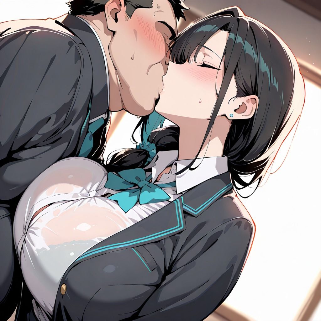 サンプル画像1:爆乳JKわからせ授業  中年きもおじ先生と校内エッチしまくり学校性生活(花花) [d_669116]