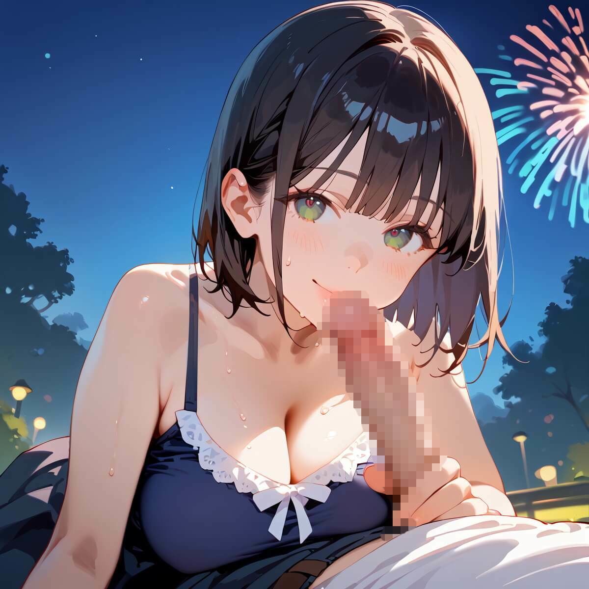 サンプル画像3:夏祭りの夜の彼女の大誘惑！・200枚(ふりふりくん) [d_669163]