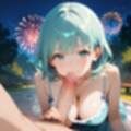 夏祭りの夜の彼女の大誘惑！・200枚
