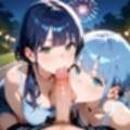 夏祭りの夜の彼女の大誘惑！2・200枚