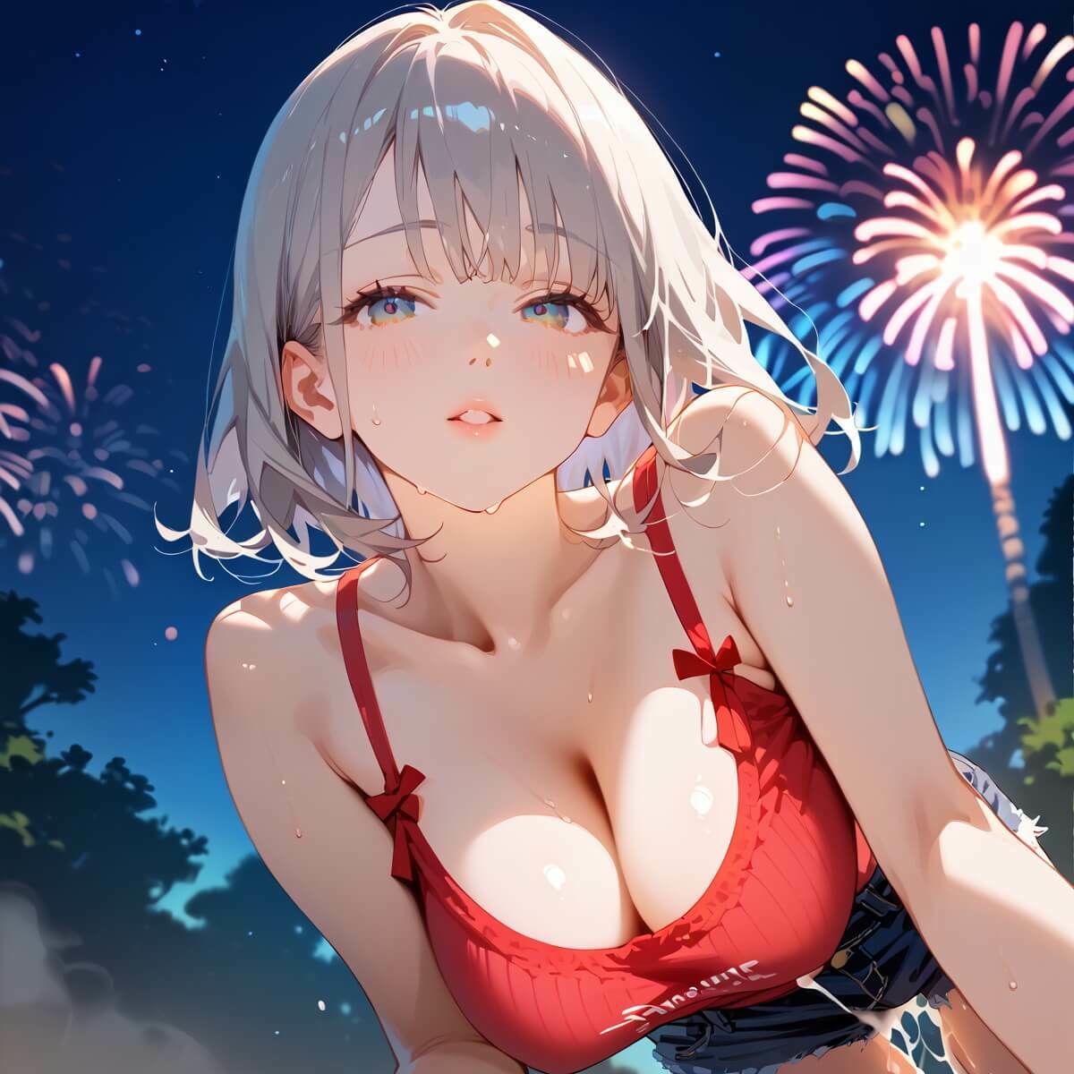 サンプル画像3:夏祭りの夜の彼女の大誘惑！3・200枚(ふりふりくん) [d_669171]
