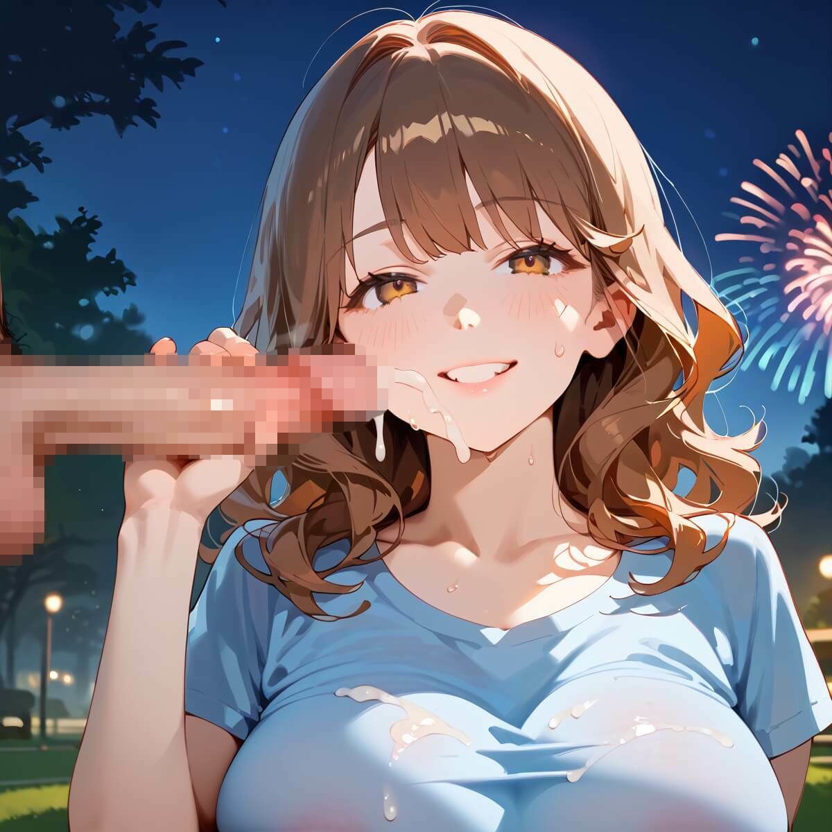 サンプル画像6:夏祭りの夜の彼女の大誘惑！4・200枚(ふりふりくん) [d_669174]