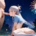 夏祭りの夜の彼女の大誘惑！4・200枚
