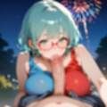 夏祭りの夜の彼女の大誘惑！5・200枚