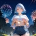 夏祭りの夜の彼女の大誘惑！5・200枚