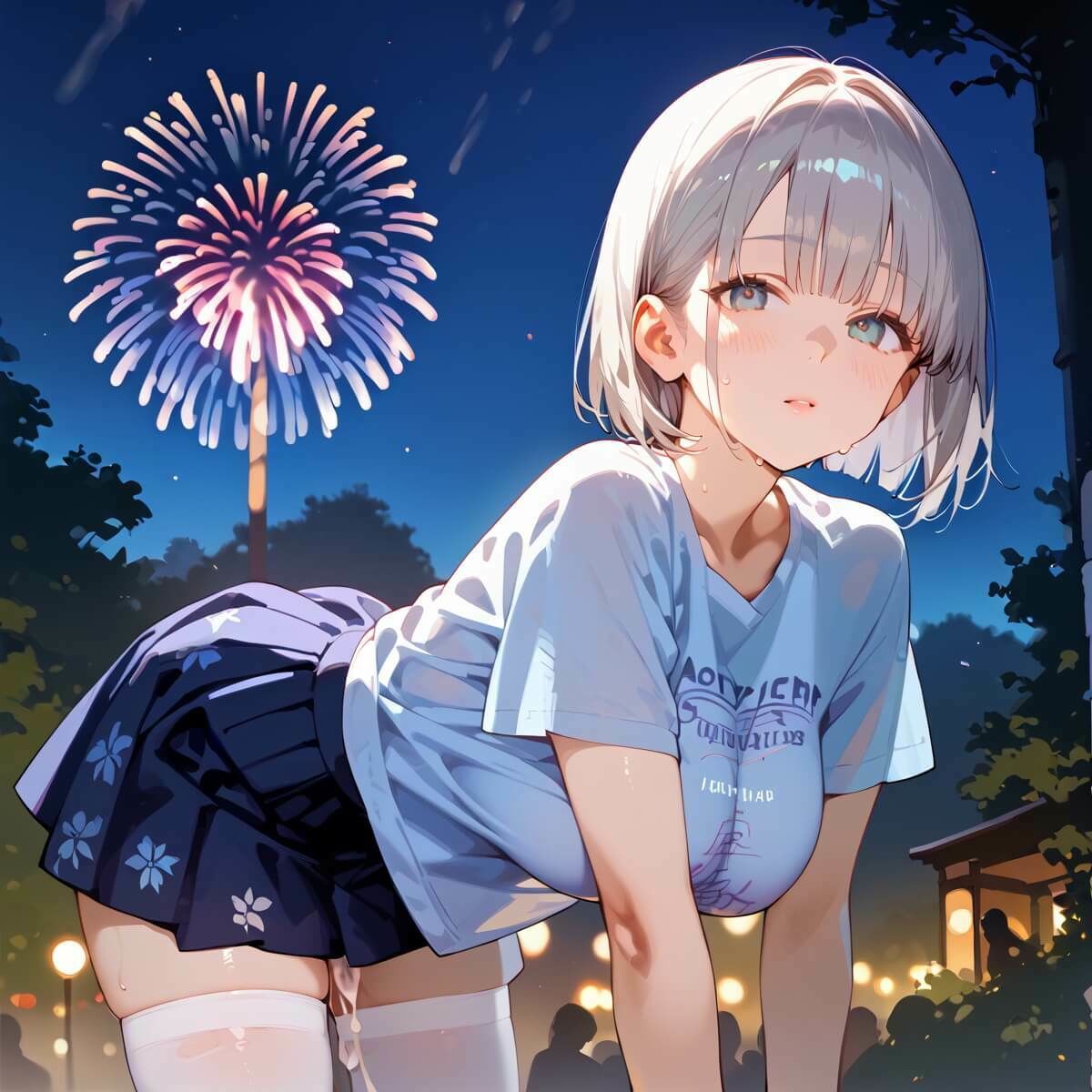 サンプル画像6:夏祭りの夜の彼女の大誘惑！6・200枚(ふりふりくん) [d_669178]