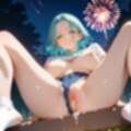 夏祭りの夜の彼女の大誘惑！7・200枚