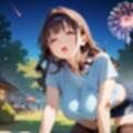 夏祭りの夜の彼女の大誘惑！8・200枚