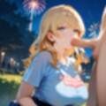 夏祭りの夜の彼女の大誘惑！8・200枚